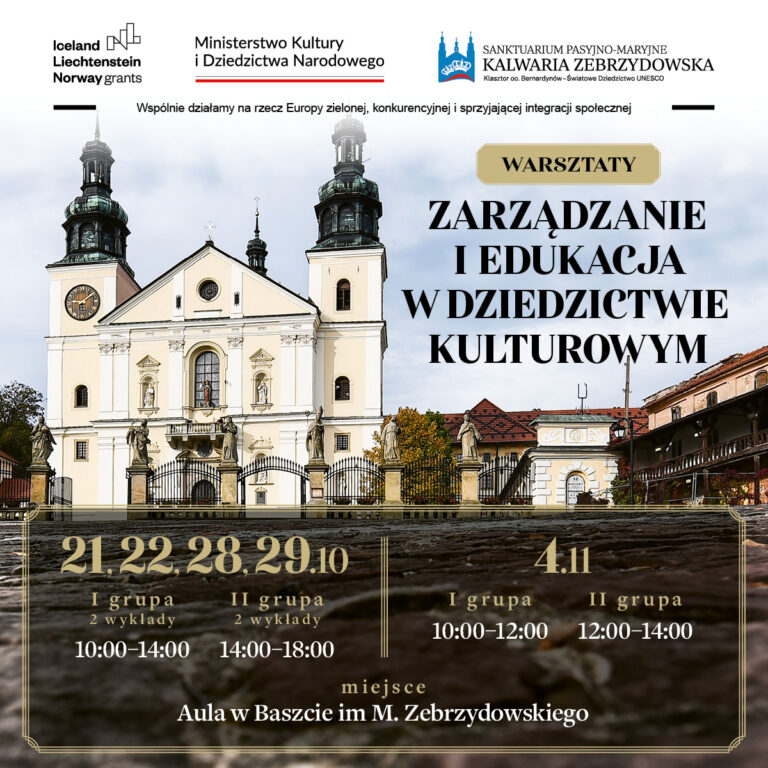 Workshop on Management and Education in Cultural Heritage