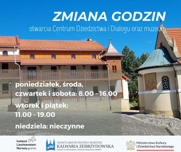 Zmiana godzin pracy Centrum i Muzeum