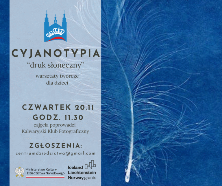 CYJANOTYPIA – zapraszamy  na warsztaty fotograficzne!